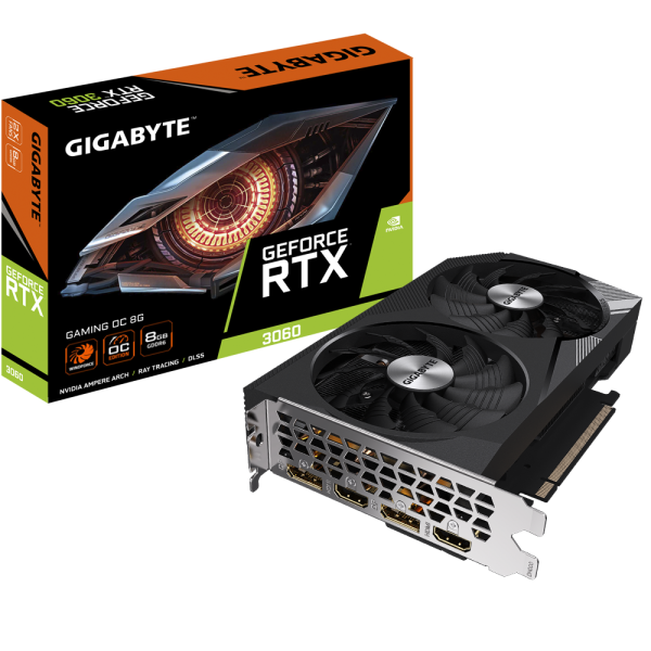 Gigabyte GeForce RTX3060 8Gb GAMING OC (GV-N3060GAMING OC-8GD)
