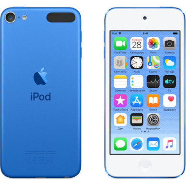 Мультимедийный портативный проигрыватель Apple iPod touch 7Gen 128GB Blue (MVJ32)