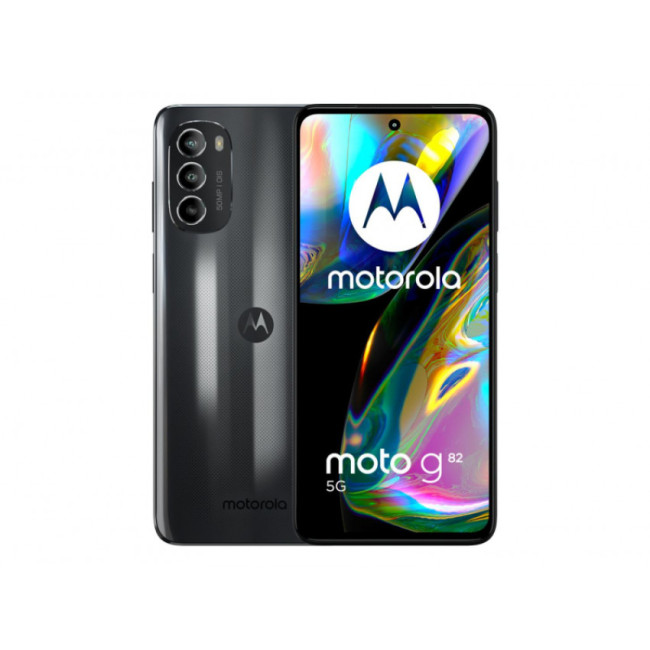 Смаpтфон Motorola Moto G82 6/128GB Meteorite Gray (PAUA0016)