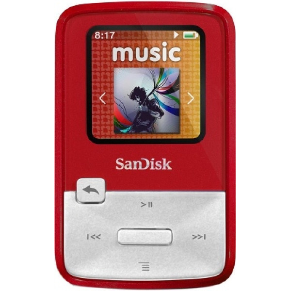 MP3 плеер (Flash) SanDisk Sansa Clip Zip 4Gb blue