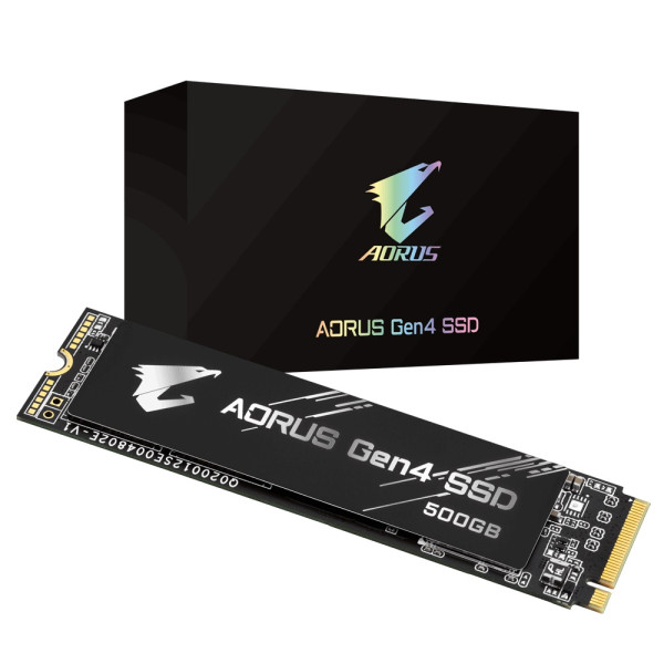 SSD  500GB Gigabyte Aorus M.2 2280 PCIe NVMe 4.0 x4 3D TLC (GP-AG4500G)