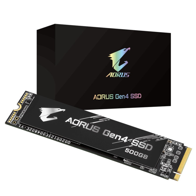 SSD накопитель GIGABYTE AORUS Gen4 500 GB (GP-AG4500G)