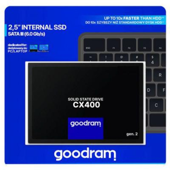 SSD накопитель GOODRAM CX400 Gen.2 512 GB (SSDPR-CX400-512-G2)