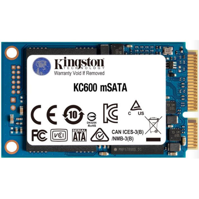 SSD накопитель Kingston KC600 256 GB (SKC600MS/256G)