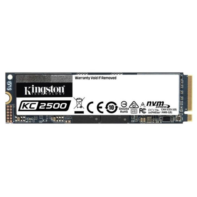 SSD 1TB M.2 NVMe Kingston KC2500 M.2 2280 PCIe 3.0 x4 3D TLC (SKC2500M8/1000G)