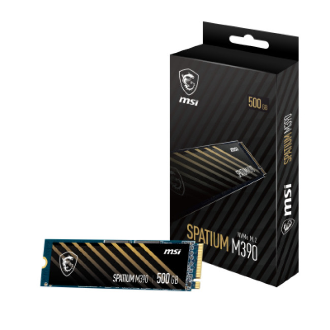 SSD  500GB MSI Spatium M390 M.2 2280 PCIe 3.0 x4 NVMe 3D NAND TLC (S78-440K070-P83)