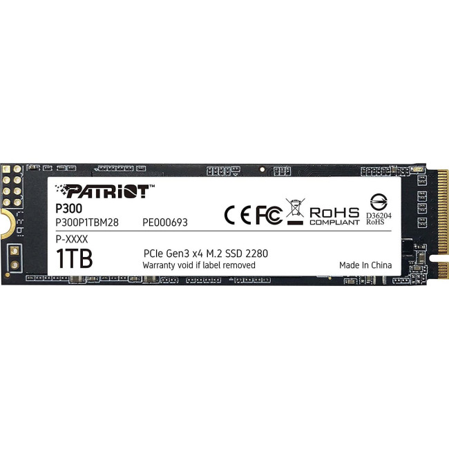 SSD накопитель PATRIOT P300 1 TB (P300P1TBM28)