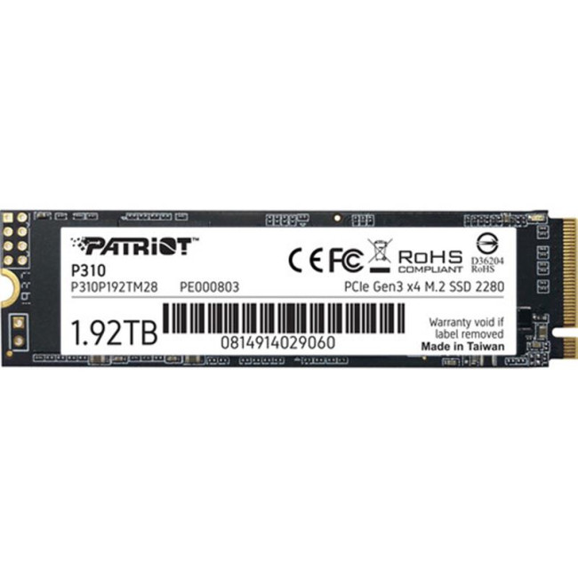 SSD накопитель PATRIOT P310 1.92 TB (P310P192TM28)