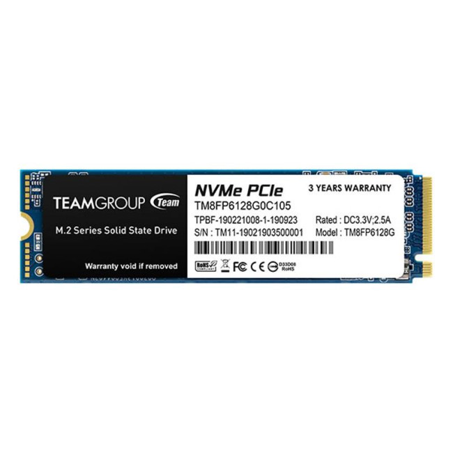 SSD накопитель TEAM MP33 128 GB (TM8FP6128G0C101)