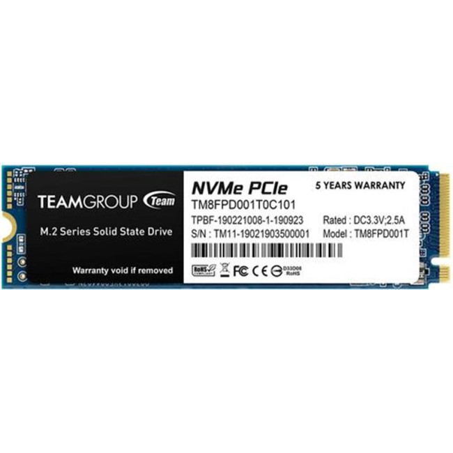 SSD накопитель TEAM MP33 Pro 1 TB (TM8FPD001T0C101)