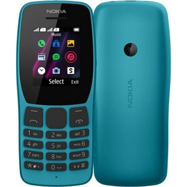 Смартфон Nokia 110 Dual Sim 2019 Blue (16NKLL01A04) (UA)