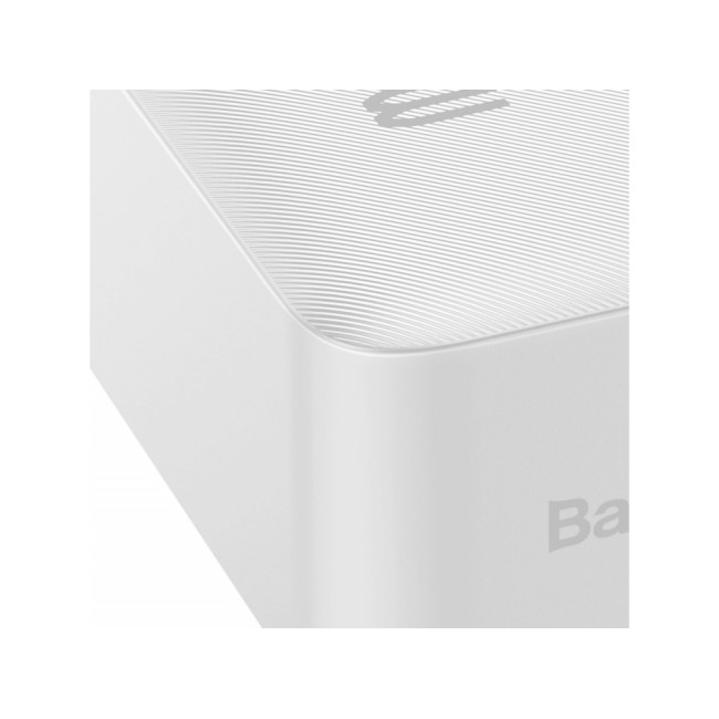 Портативное зарядное устройство (Power Bank) Baseus Bipow Digital Display 20W 30000mAh White (PPBD050402)