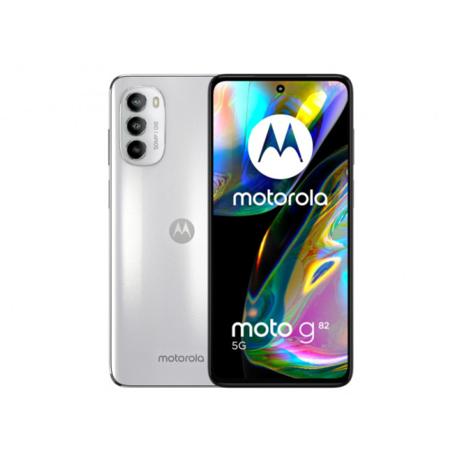 Смаpтфон Motorola Moto G82 6/128GB White Lily (PAUA0023)