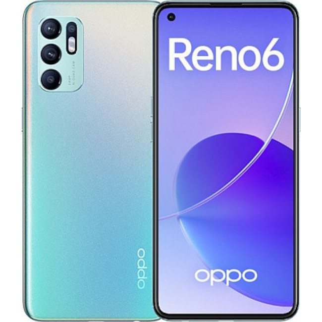 Смаpтфон OPPO Reno6 5G 8/128GB Aurora