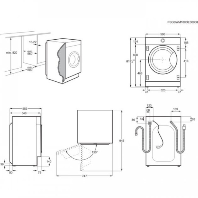 Zanussi ZWI712UDWAU