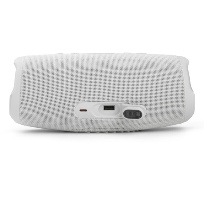 Портативная водонепроницаемая Bluetooth-колонка JBL Charge 5 White (JBLCHARGE5WHT)