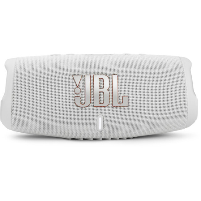 Портативная водонепроницаемая Bluetooth-колонка JBL Charge 5 White (JBLCHARGE5WHT)