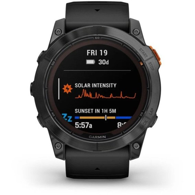 Garmin Fenix 7X Pro Solar Slate Gray w. Black Band (010-02778-00/01)