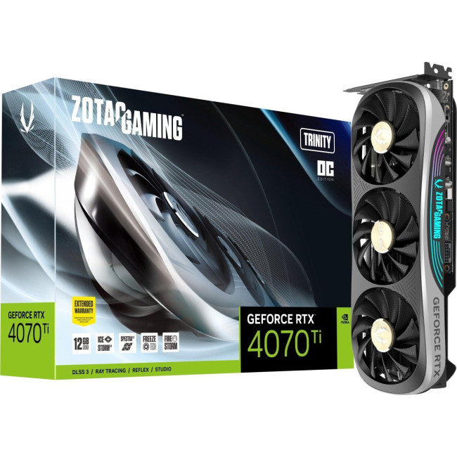 Видеокарта Zotac GAMING GeForce RTX 4070 Ti Trinity OC (ZT-D40710J-10P)