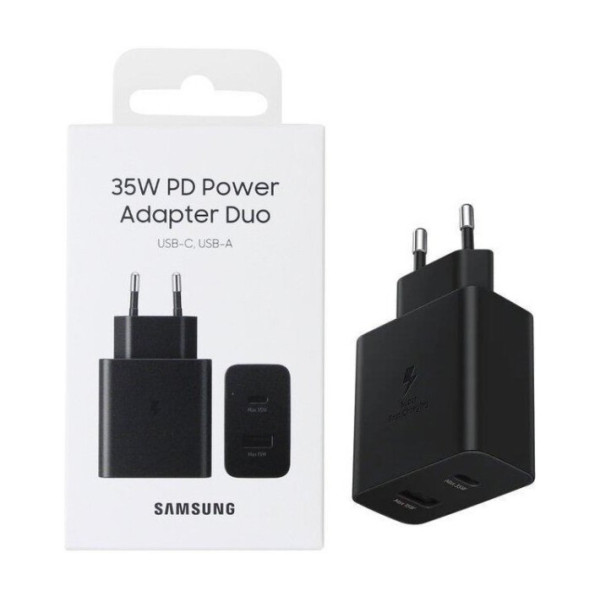 Samsung 35W PD Power Adapter Duo Black (EP-TA220NBEGRU)