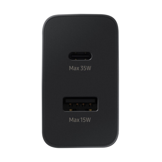 Зарядное устройство Samsung 35W PD Power Adapter Duo Black (EP-TA220NBEGRU).