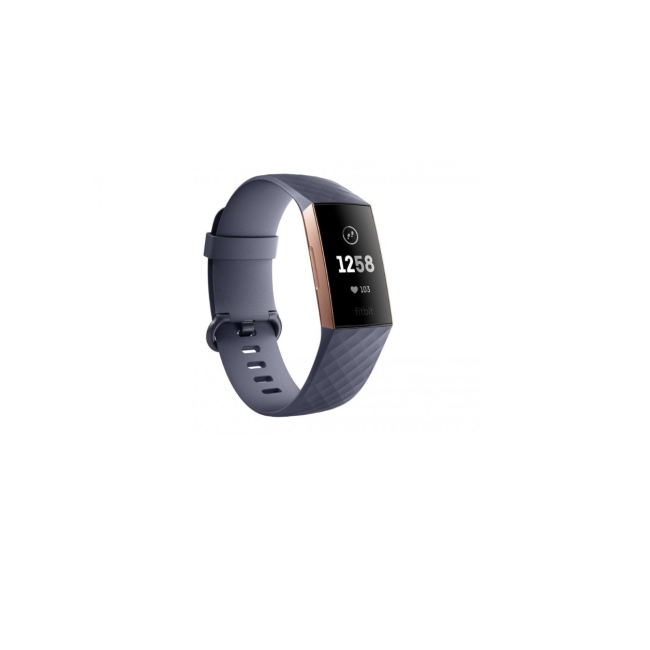 Смарт-часы Fitbit Charge 3 Rose Gold/Blue Gray FB409RGGY