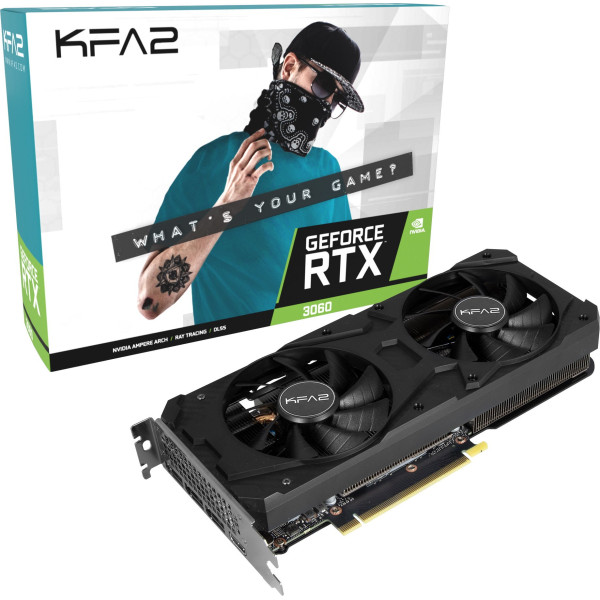 KFA2 GeForce RTX 3060 8 GB 1-Click OC (36NSL8MD6OCK)