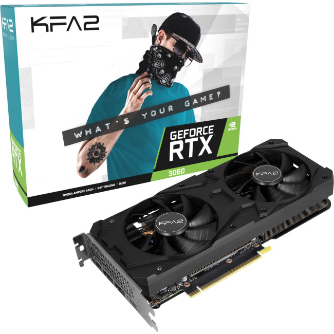 Видеокарта KFA2 GeForce RTX 3060 8 GB 1-Click OC (36NSL8MD6OCK)