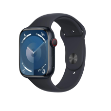 Apple Watch Series 9 GPS + Cellular 45mm Midnight Aluminum Case w. Midnight Sport Band - S/M (MRMC3)