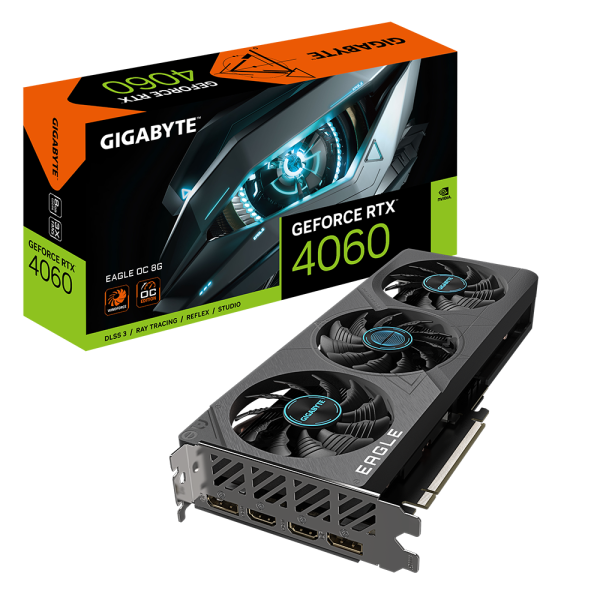 Gigabyte GeForce RTX 4060 8Gb EAGLE OC: обзор и характеристики