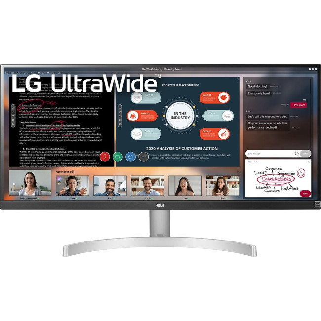 Монитор LG UltraWide 29WN600-W