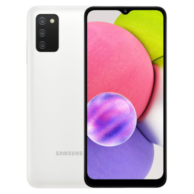 Смаpтфон Samsung Galaxy A03s 3/32GB White (SM-A037FZWDSEK)