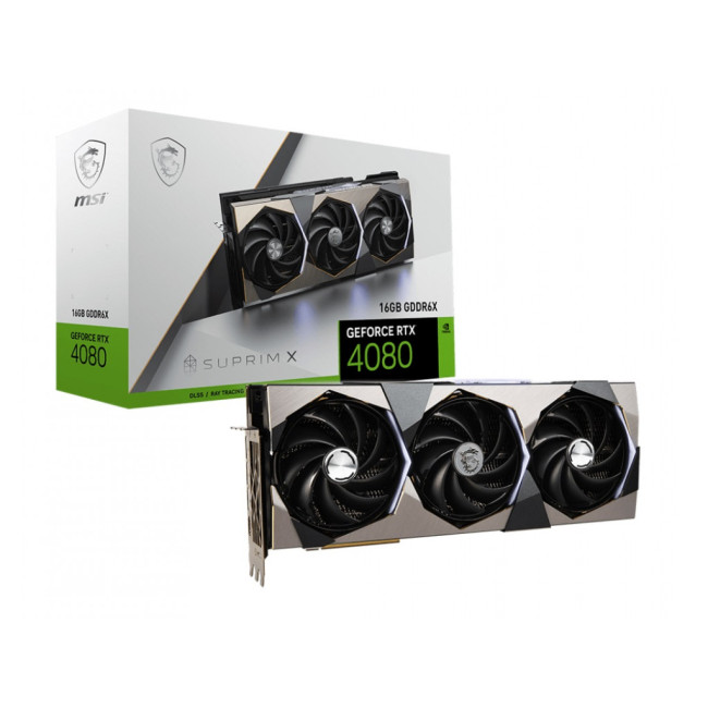 Видеокарта MSI GeForce RTX4080 16Gb SUPRIM X (RTX 4080 16GB SUPRIM X)