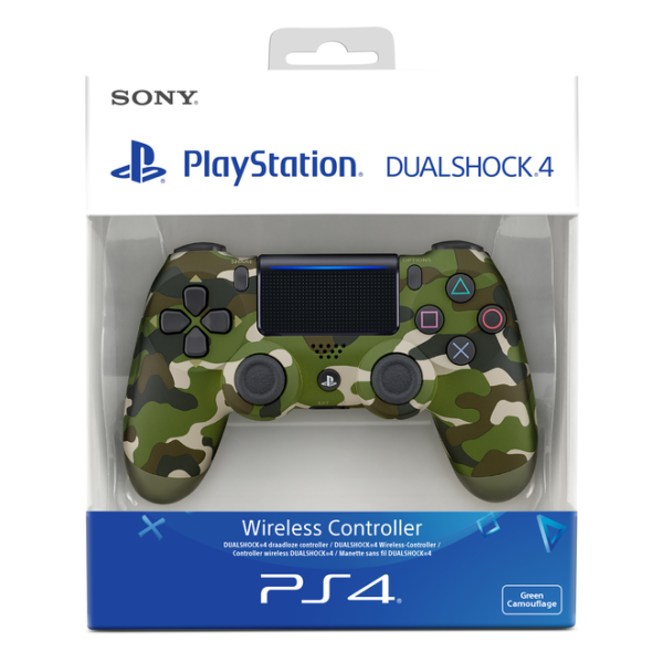Sony DualShock 4 V2 Green Camouflage (9895152)