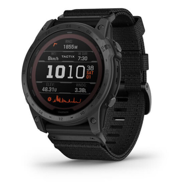 Смарт-часы Garmin Tactix 7 – Pro Ballistics Edition S. Powered T. Watch w. Applied B. and Nylon Band (010-02704-20/21)