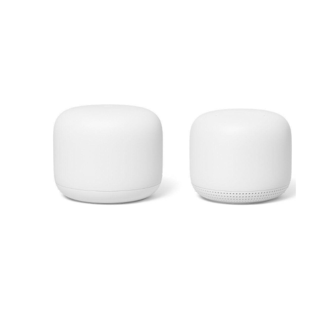 Маршрутизатор Google Nest Wifi Router and Point Snow (GA00822-US)