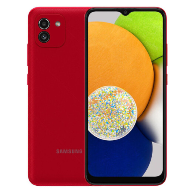 Смартфон Samsung Galaxy A03 SM-A035F 4/64Gb Red (SM-A035FZRG)