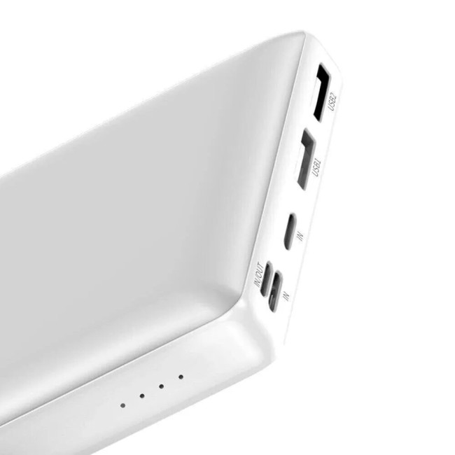 Портативний зарядний пристрій Baseus Mini JA Fast Charge 3A 30000 mAh White (PPJAN-C02)