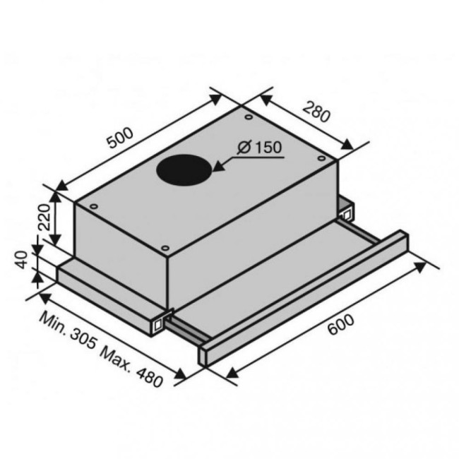 Ventolux GARDA 60 WH (1300) SMD LED