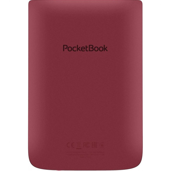 Электронная книга PocketBook 628 Touch Lux 5, Ruby Red (PB628-R-WW)