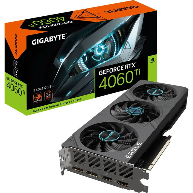 Gigabyte GeForce RTX 4060 Ti EAGLE OC 8G (GV-N406TEAGLE OC-8GD)