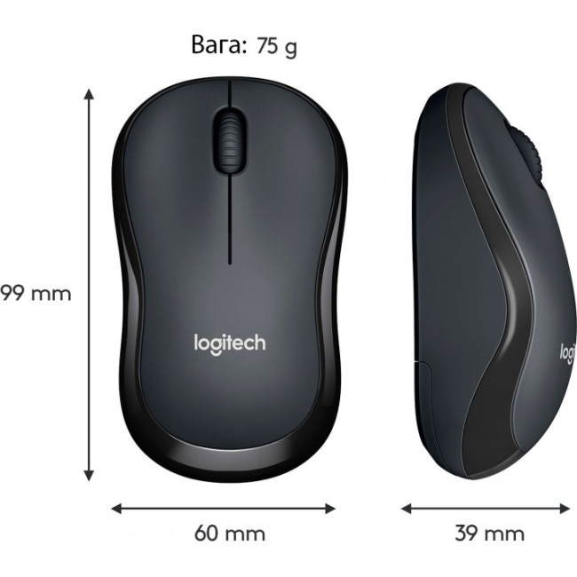 Logitech M220 Silent Dark Gray (910-004878)