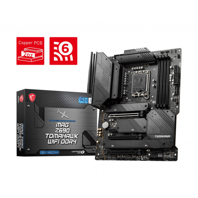 Материнська плата MSI MAG Z690 Tomahawk WiFi DDR4 Socket 1700