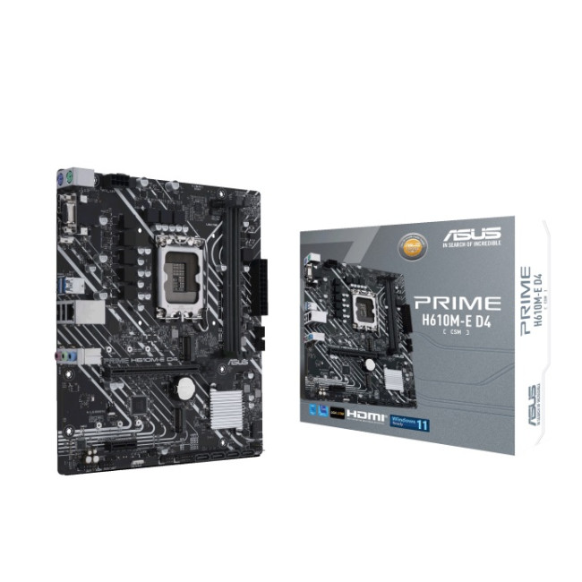 Материнська плата Asus Prime H610M-E D4-CSM Socket 1700