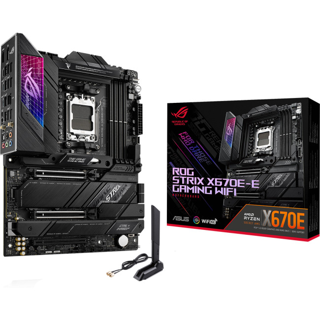 Материнська плата Asus ROG Strix X670E-E Gaming WIFI Socket AM5