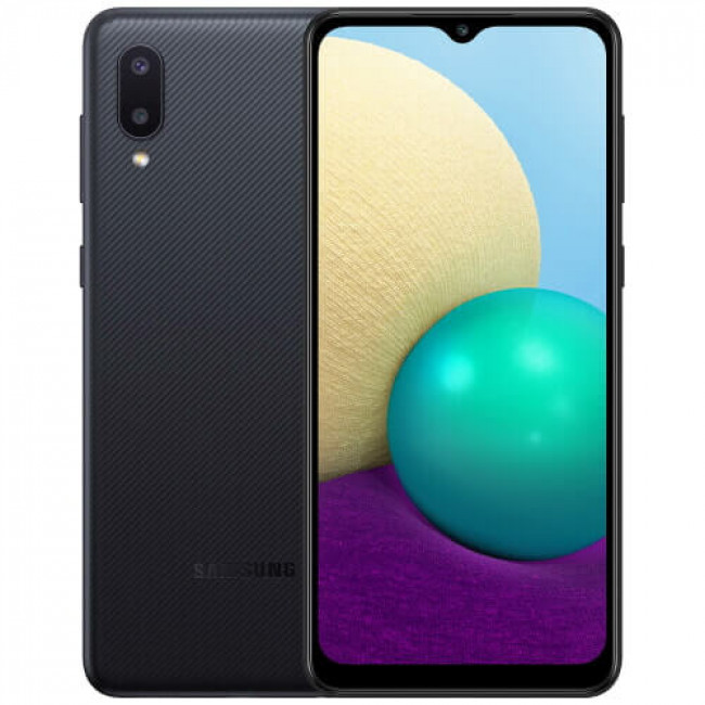 Смаpтфон Samsung Galaxy A02 2/32GB Black (SM-A022GZKB)