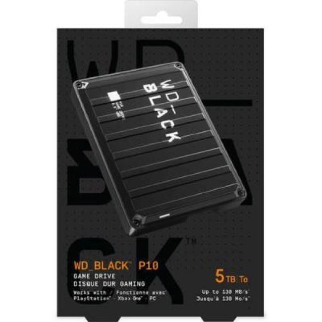 Внешний жесткий диск WD BLACK P10 Game Drive 5 TB (WDBA3A0050BBK-WESN)