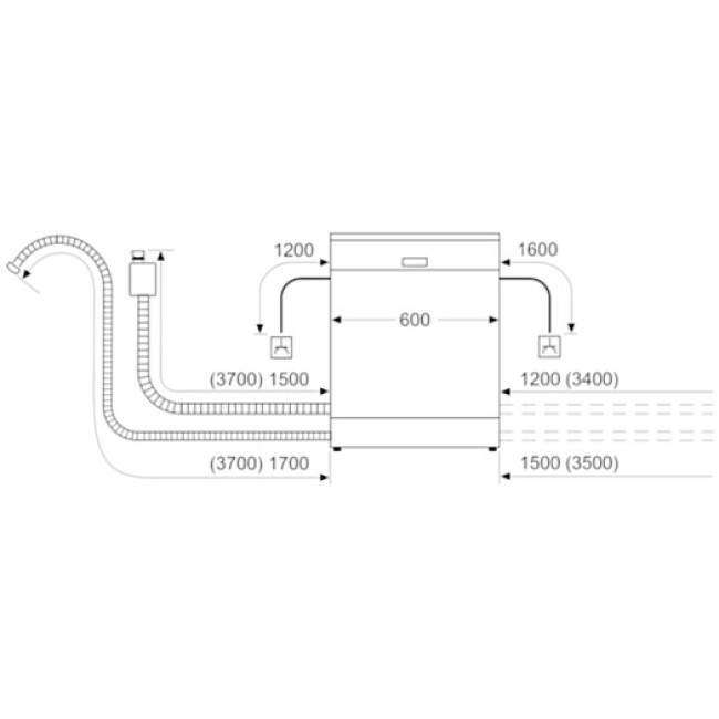 Посудомоечная машина Bosch SMS25AW01K