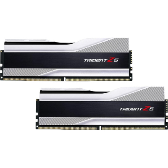 Модуль памяти G.Skill 64 GB (2x32GB) DDR5 6000 MHz Trident Z5 Silver (F5-6000J3238G32GX2-TZ5S)