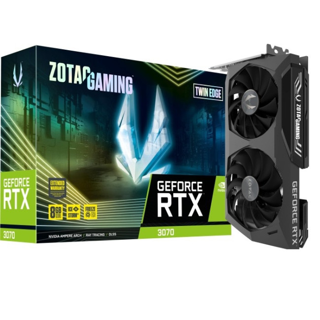 Zotac GAMING GeForce RTX 3070 Twin Edge LHR (ZT-A30700E-10PLHR)